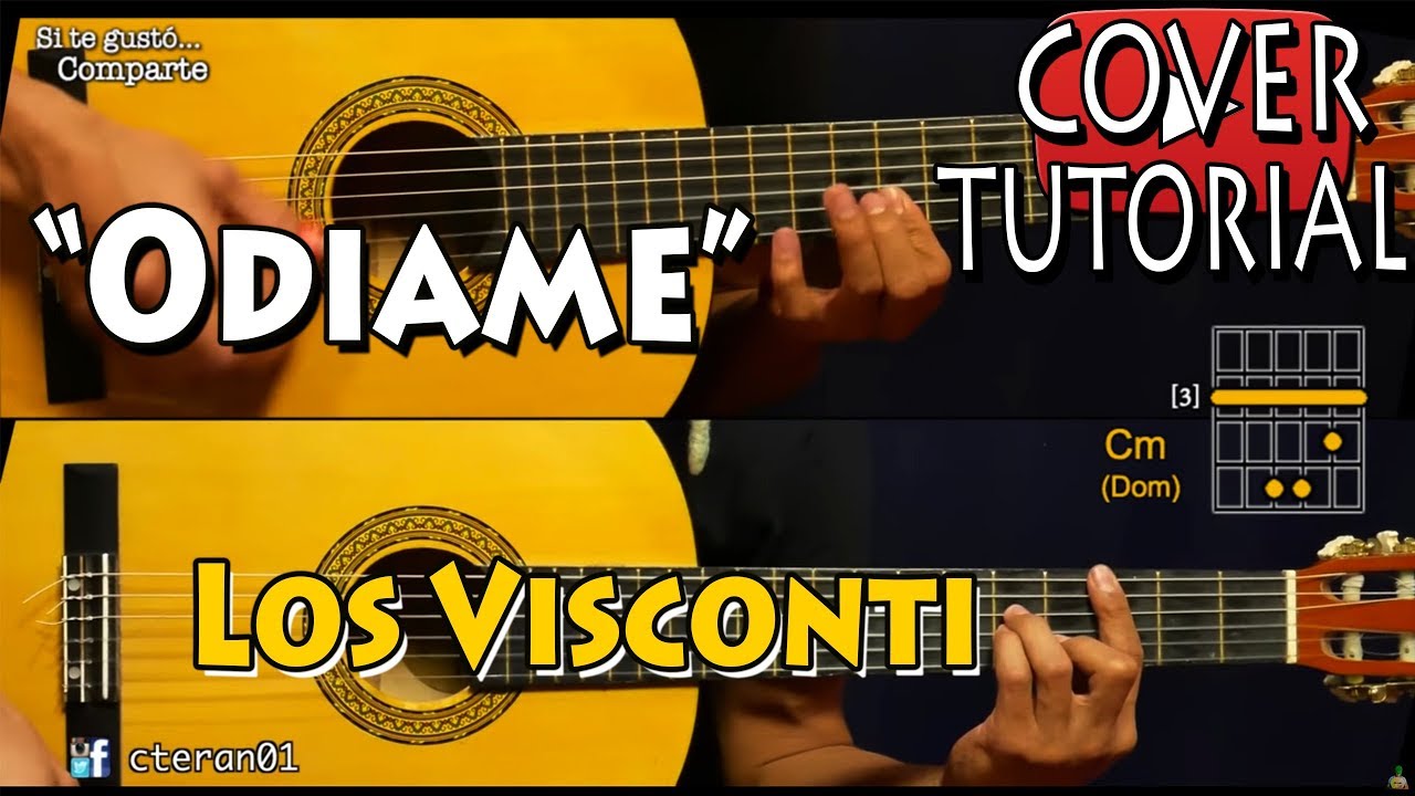 Odiame - Los Visconti Introduccion Tutorial/Cover Guitarra