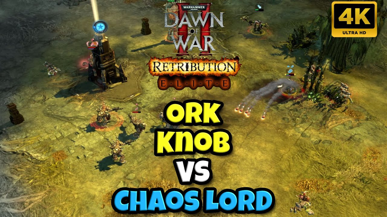 Ork Kommand Nob Takes on the Chaos Lord!  Dawn of War 2 Elite 1v1 #dow #dawnofwar #rts #rtsgameplay