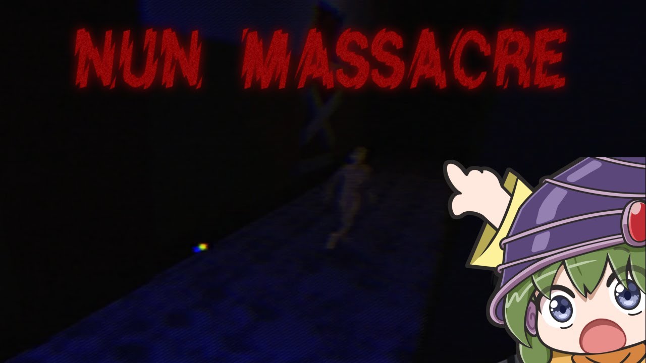 spooky game! help me am scared playing Nun Massacre
