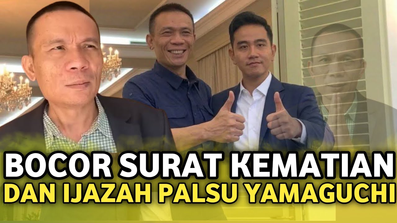 Terungkap Skenario RJ RHS Teror Surat Kematian, Ijazah Palsu Yamaguchi Tekanan UGM dan Jokowi?