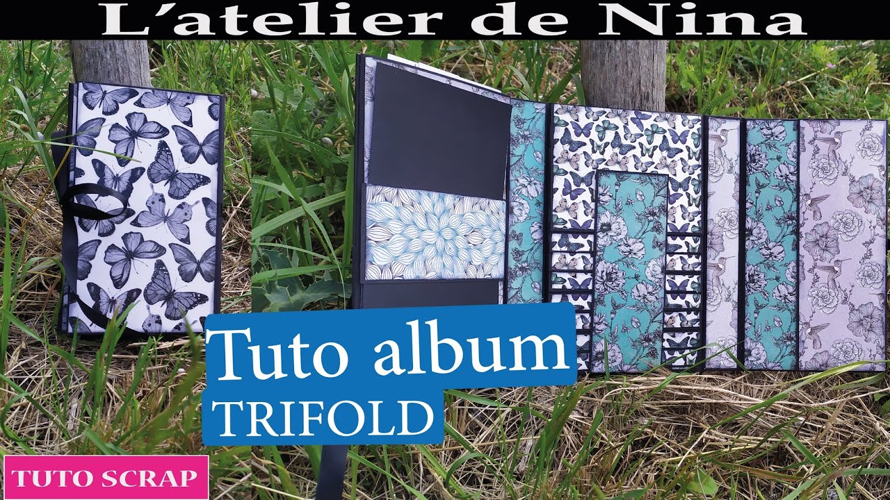 TUTO ALBUM TRIFOLD FACILE A FAIRE DEBUTANTE