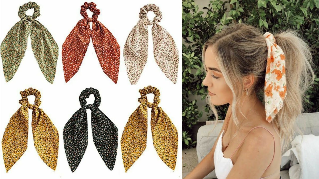 DIY SCRUNCHIE//Easy Bow ✔️Cómo hacer Scrunchies o Coletero con Lazo
