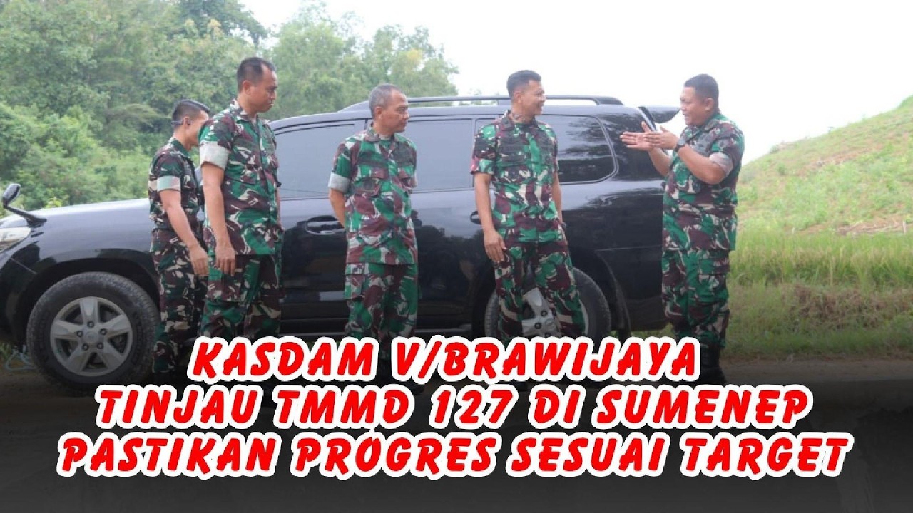Kasdam V/Brawijaya Tinjau TMMD 127 di Sumenep, Pastikan Progres Sesuai Target