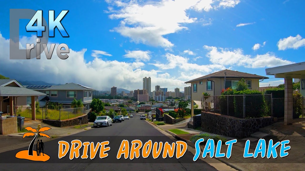 Salt Lake Hawaii | Airport to Salt Lake, Ice Palace | Honolulu, Oahu 🌴 Hawaii 4K Driving
