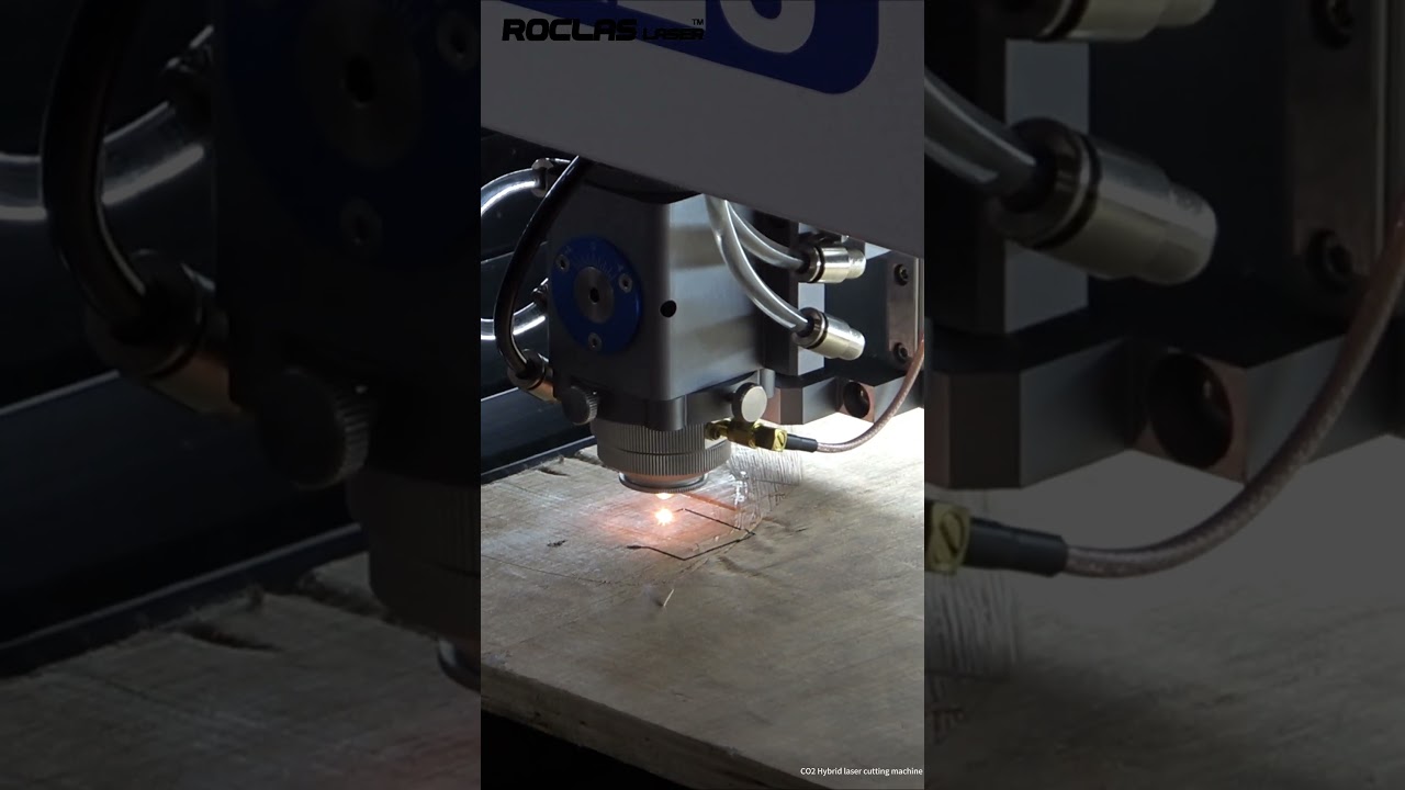 CO2&nbsp;Hybrid&nbsp;laser&nbsp;cutting&nbsp;machine#lasercuttingmachine #lasercutting #laser