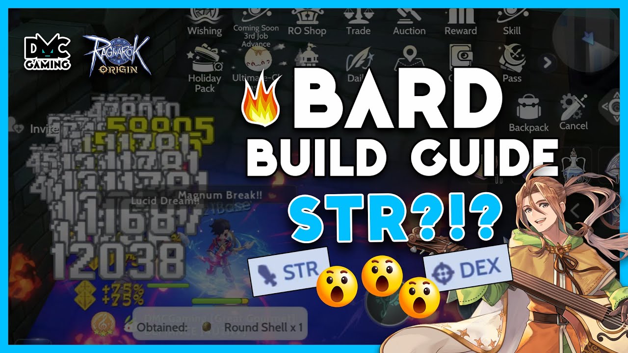RAGNAROK ORIGIN GLOBAL | BARD BUILD GUIDE | FLAME RHAPSODY [FIRE🔥]