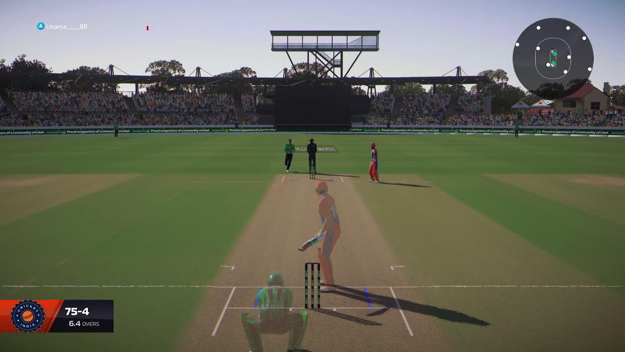 Playing Cricket26 Tag Team vs Usama