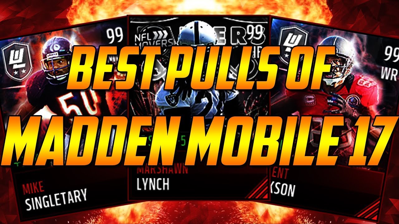 THE BEST PULLS OF MADDEN MOBILE 17!!-SO MANY 99's!!