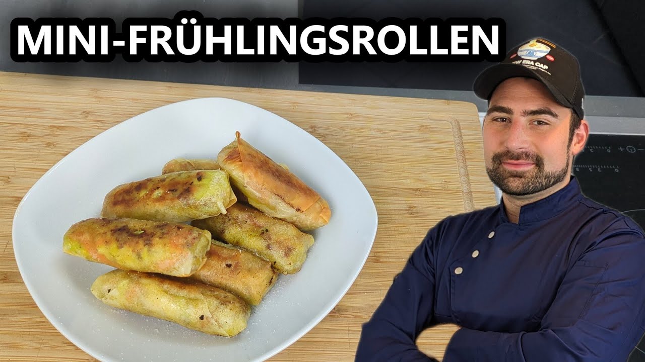Mini-Frühlingsrollen mit Hackfleisch