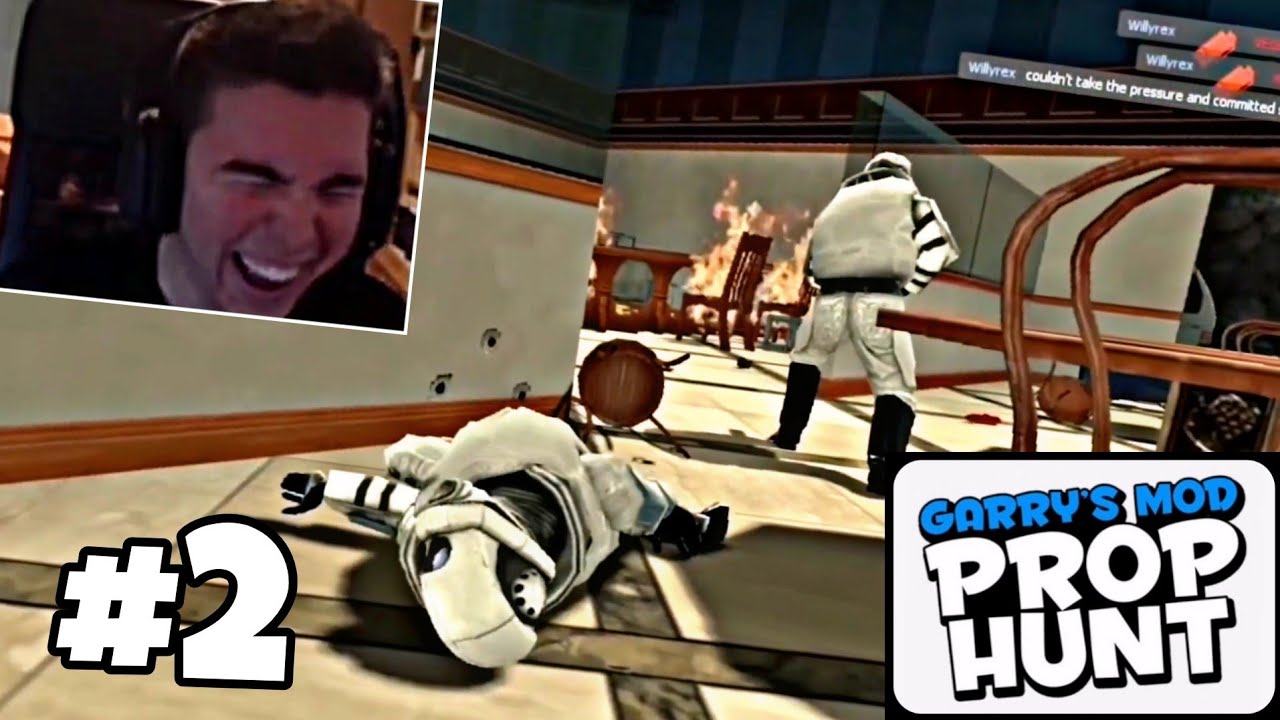 PROP HUNT gmod | Willyrex, Vegetta, Staxx, Alex y más (Momentos Graciosos) #2