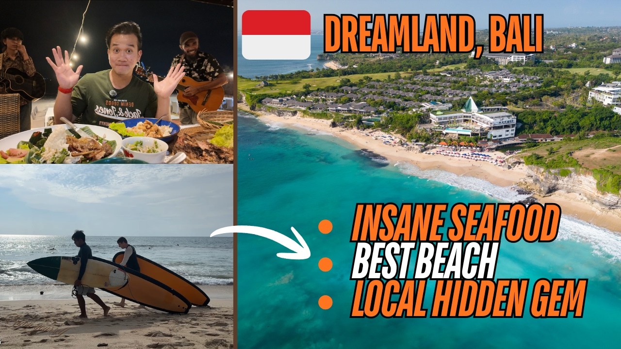 Spending a Day in Uluwatu Bali | Dreamland Beach, Cheap Seafood & Local Food!