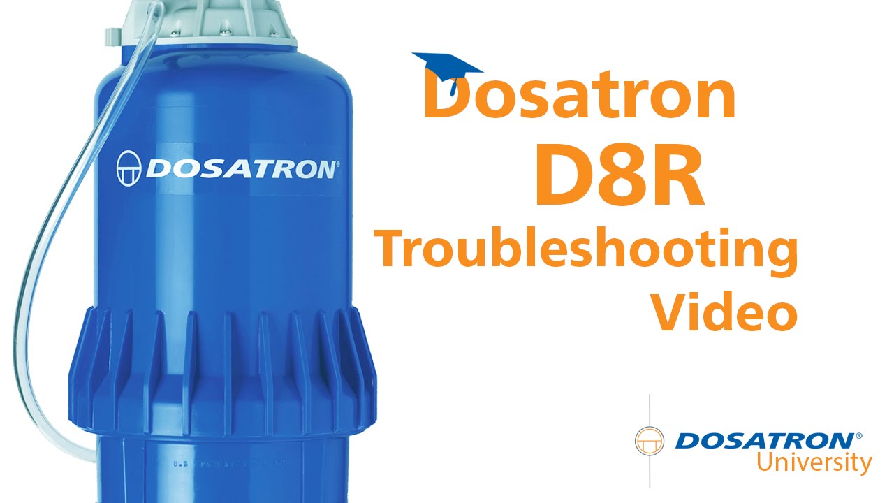 Dosatron's D8R - 40 GPM Troubleshooting Video