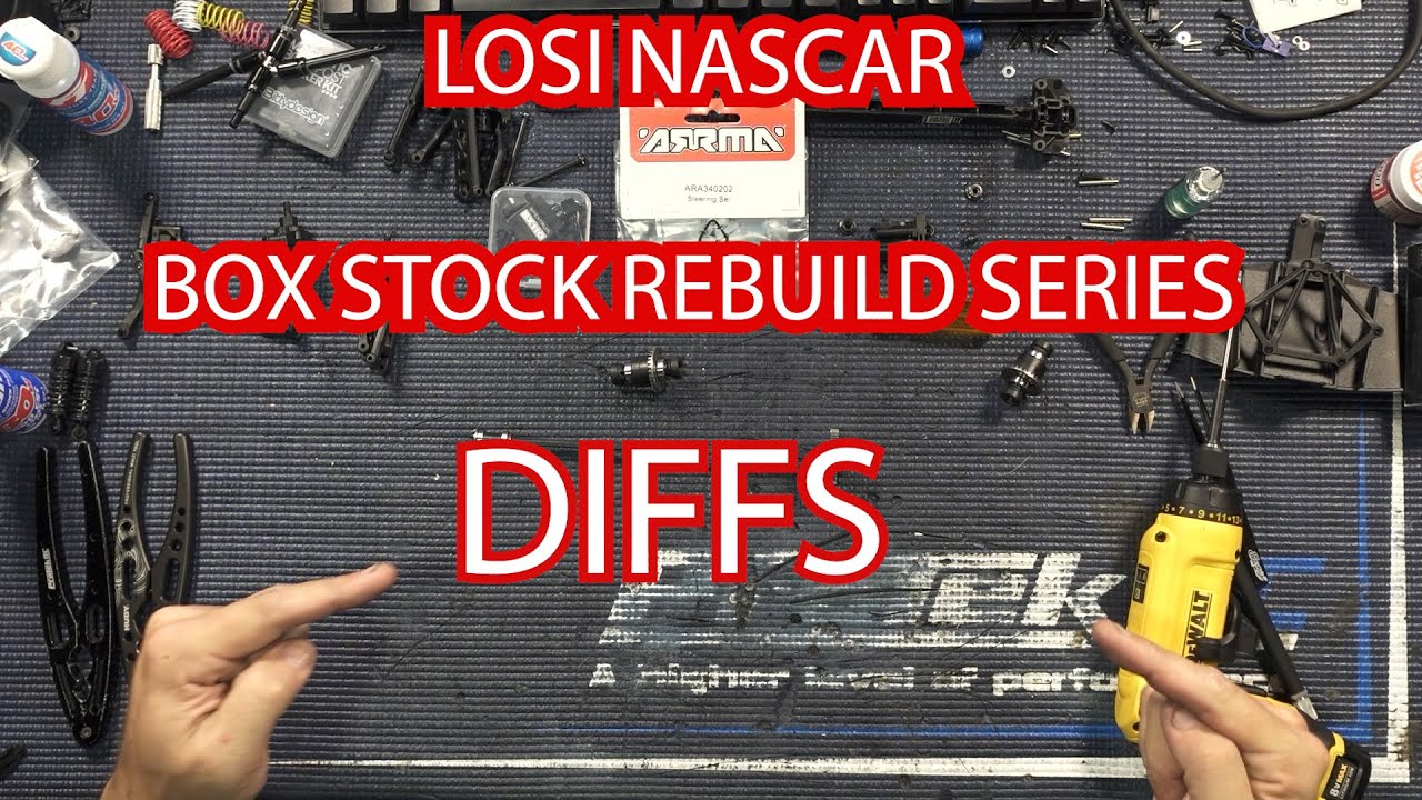 Серия LOSI NASCAR BOX STOCK REBUILS | ДИФФЕРЕНЦИАЛЫ И НЕКОТОРЫЕ СОВЕТЫ ПО ПОДШИПНИКАМ