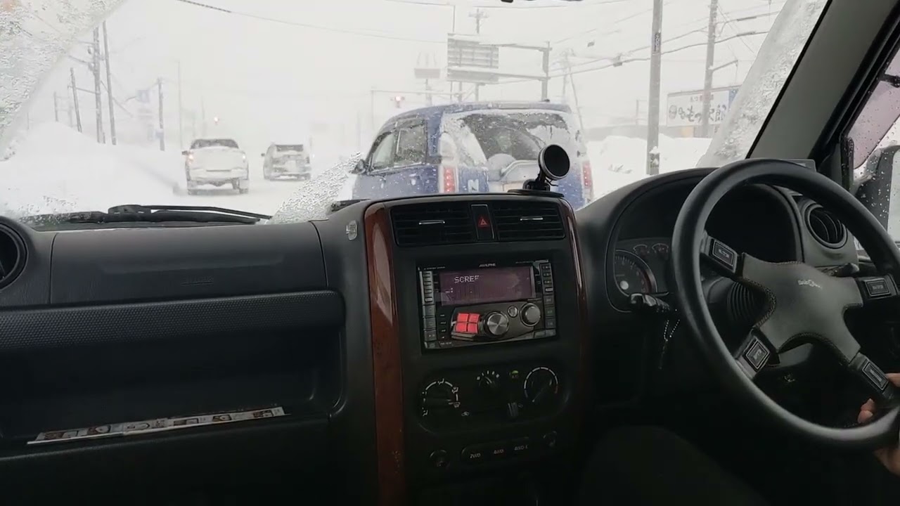 スズキジムニーで大雪の中走る！その2 2026/01/25 札幌 jb23 5MT