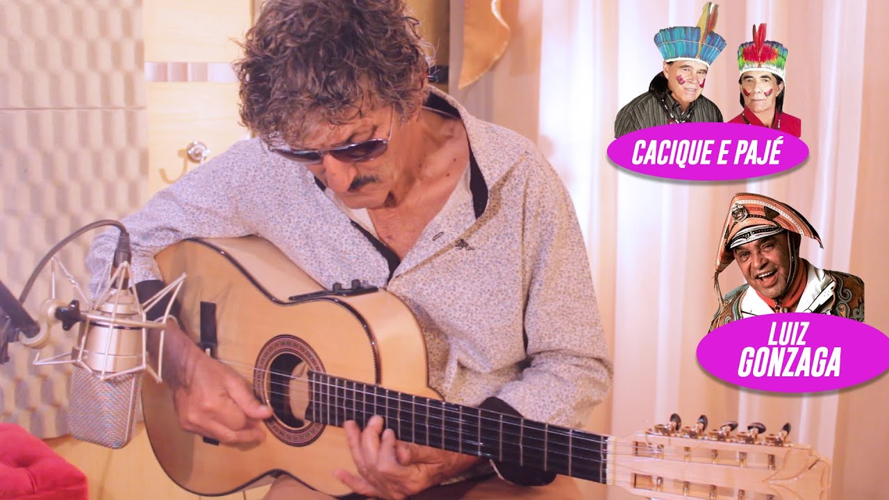 Goianito tocando sucessos de Cacique e Pajé e fazendo uma homenagem ao Rei do Baião