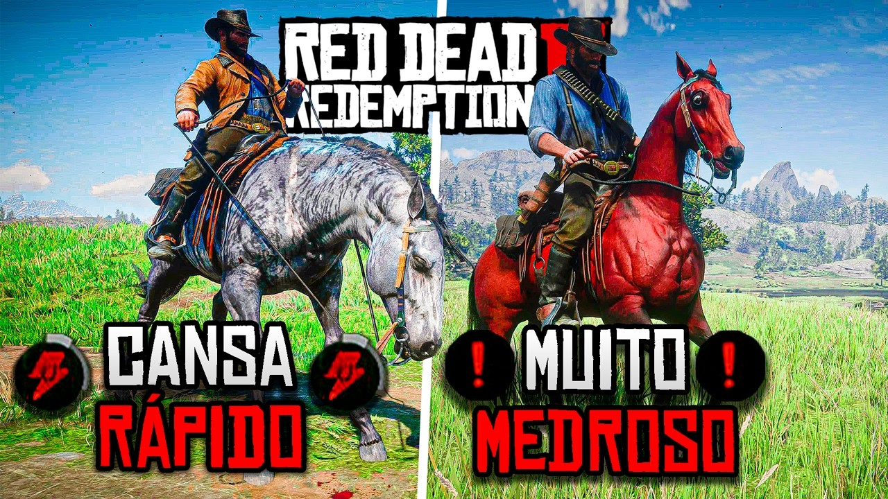CAVALOS QUE TE FAZEM PASSAR RAIVA - RED DEAD REDEMPTION 2