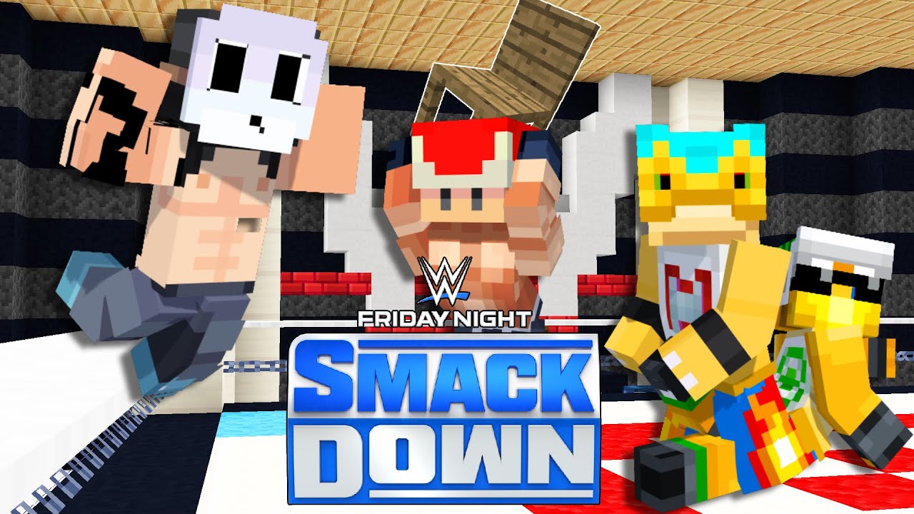 We Joined The WWE SMACK DOWN! | Minecraft Nintendo Fun House [37]