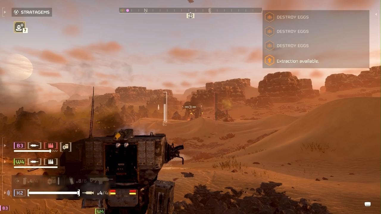 HELLDIVERS 2 Killing bugs