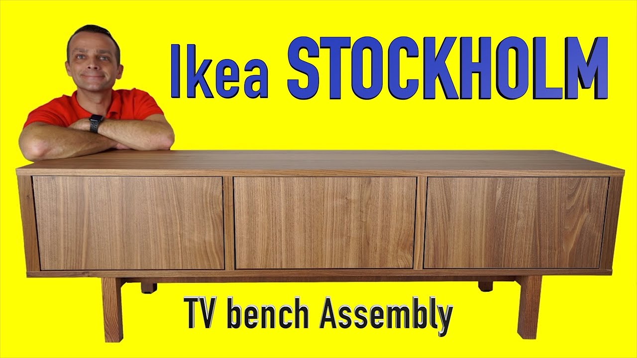 IKEA STOCKHOLM TV Bench Assembly Guide: Step-by-Step Instructions