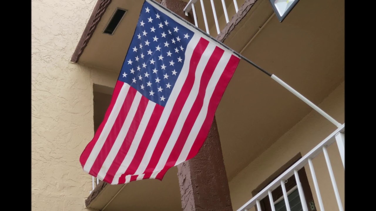 DIY $5 balcony flag mount 20 minute pvc project