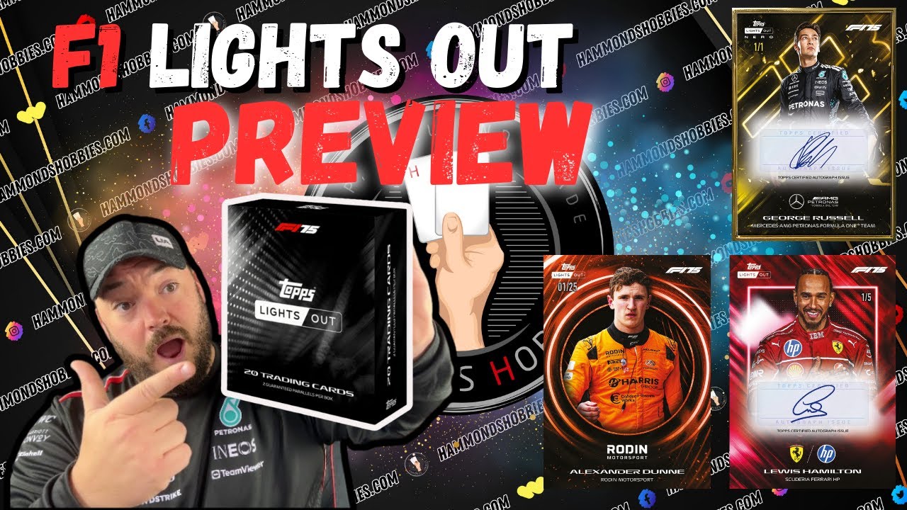 Topps F1 Lights out 2025 Preview and pre orders