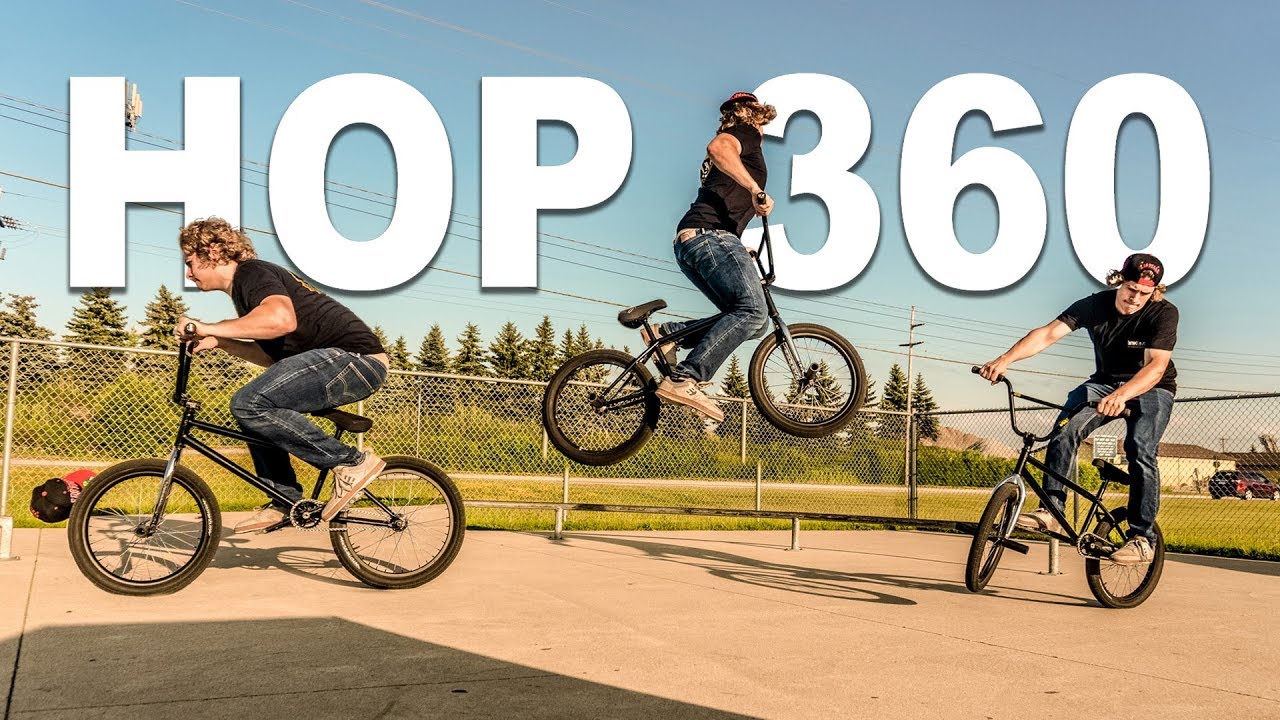 HOW TO HOP 360 BMX !!! The fastest and easiest way, for beginners!