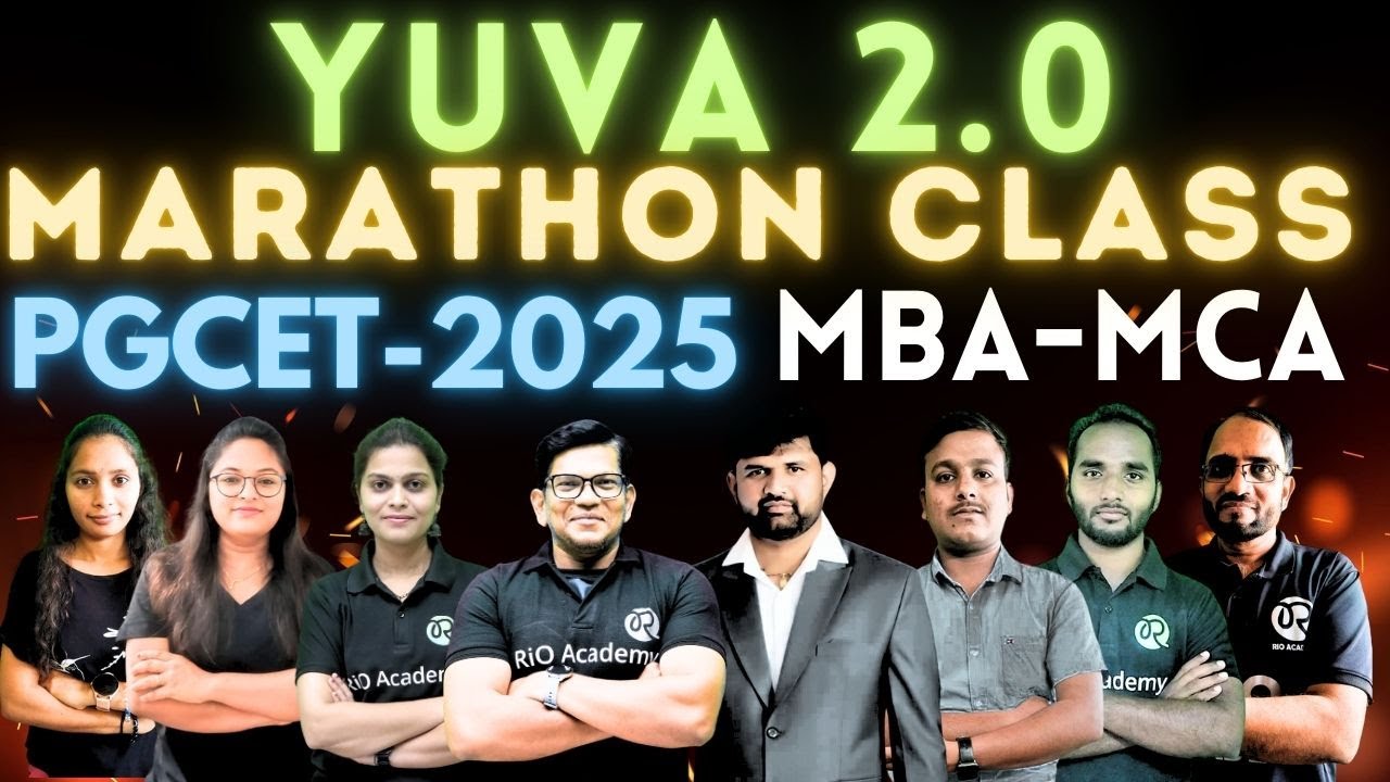 PGCET MBA - MCA 2025 | Marathon Session  | #pgcet2025 #pgcetmca #keapgcet #pgcetmba