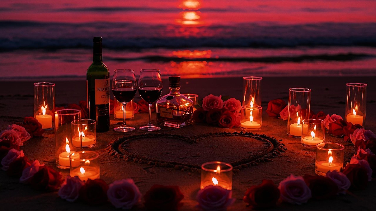 Romantic Music for Couples ❤️ Sensual Sunset Date Playlist | Dark Ambience Music