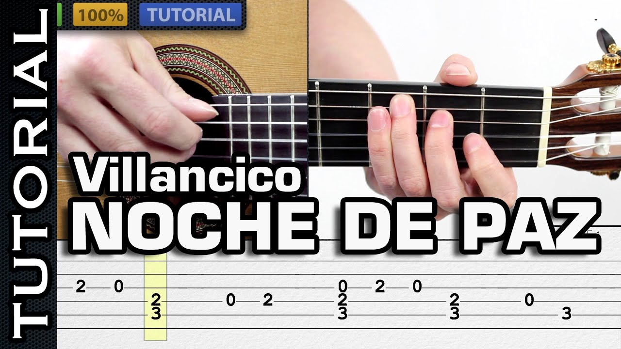 Aprende NOCHE DE PAZ en Fingerpicking MUY FACIL! VILLANCICO PARA GUITARRA