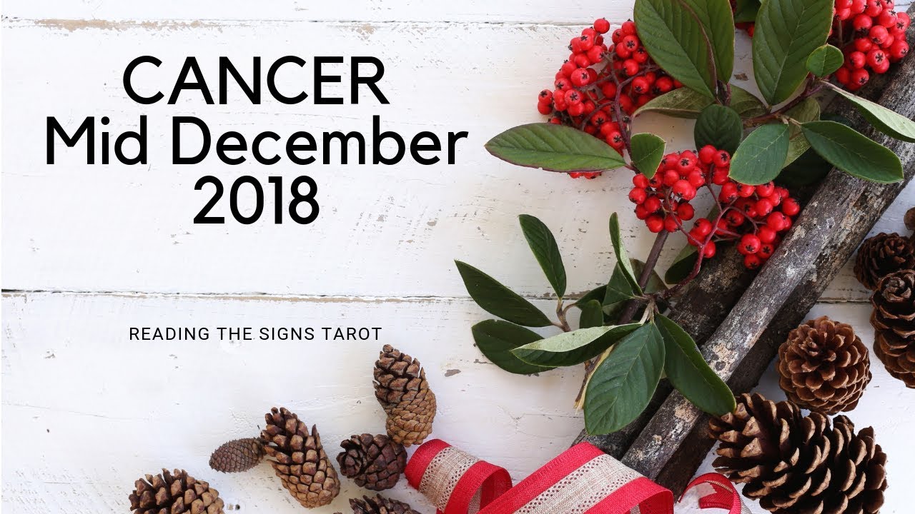 Getting your POWER back Cancer Mid December 2018