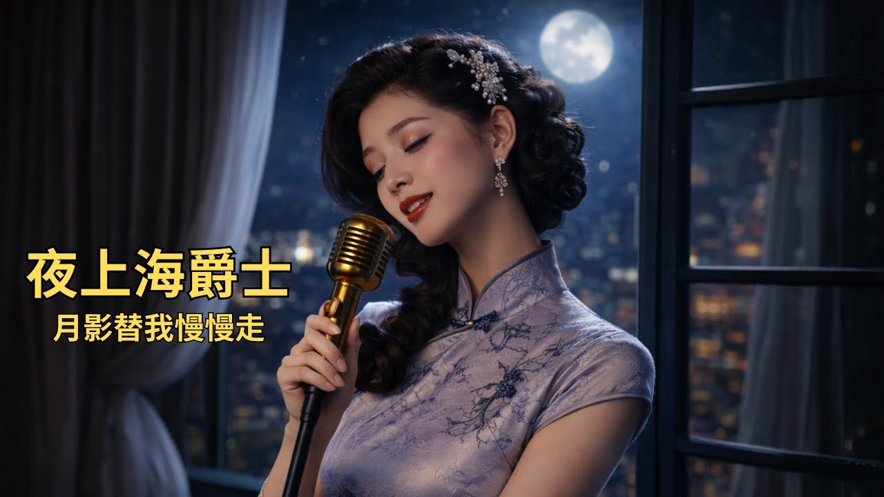 夜上海 Jazz｜月影替我慢慢走｜1940s–1950s Old Shanghai Jazz｜Vintage Chinese Jazz