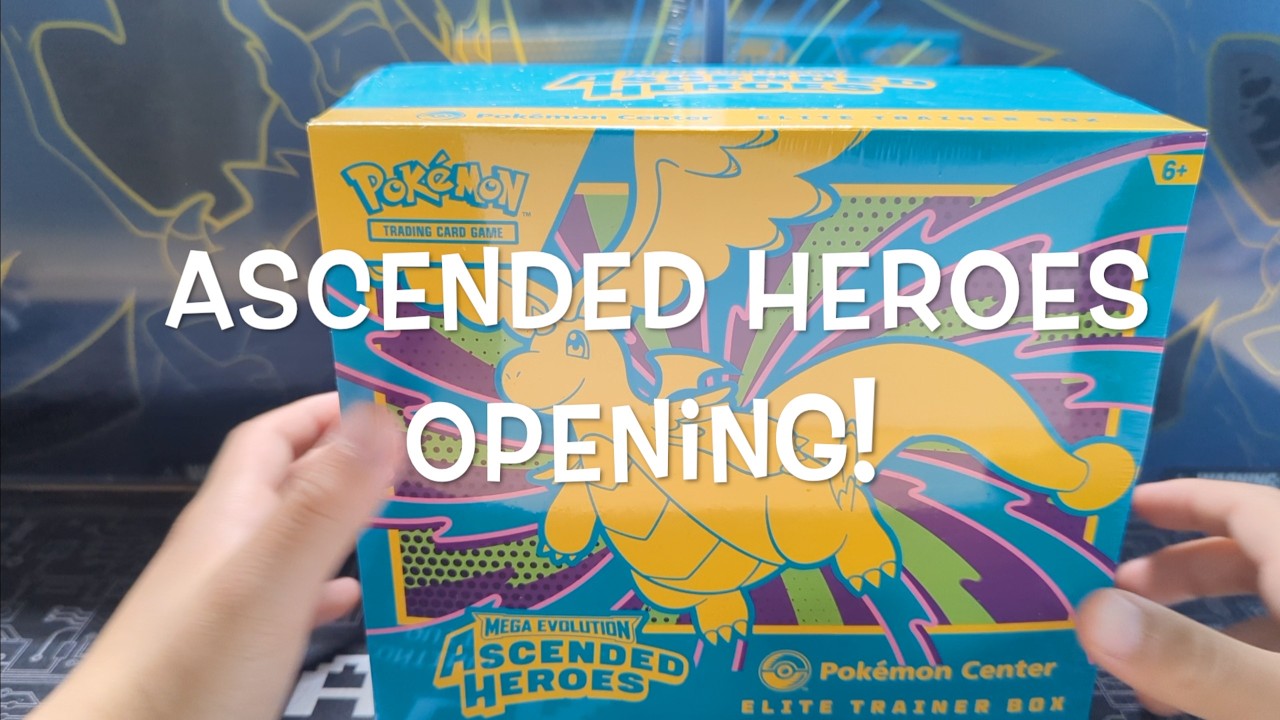 Mega Evolutions Ascended Heroes Pokemon Center Elite Trainer Box Opening
