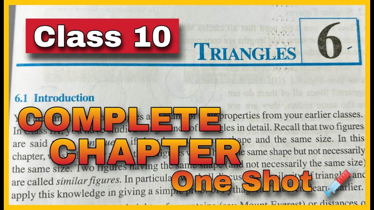 Class 10 Ex-6.2,6.3 Triangles Chapter 6 maths NCERT NEW Syllabus CBSE Rajmith