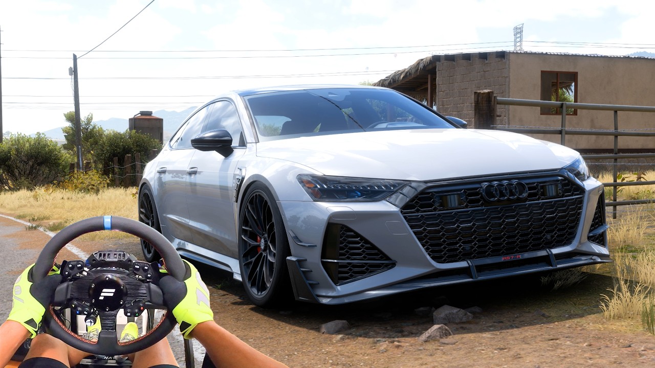 2021 Audi RS7 Sportback | Forza Horizon 5 Gameplay🔥Fanatec Wheel