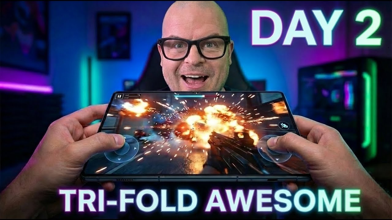 Samsung Galaxy Z TriFold: Day Two - Gaming, Phone Grip, Home Screen Setup, eSim,