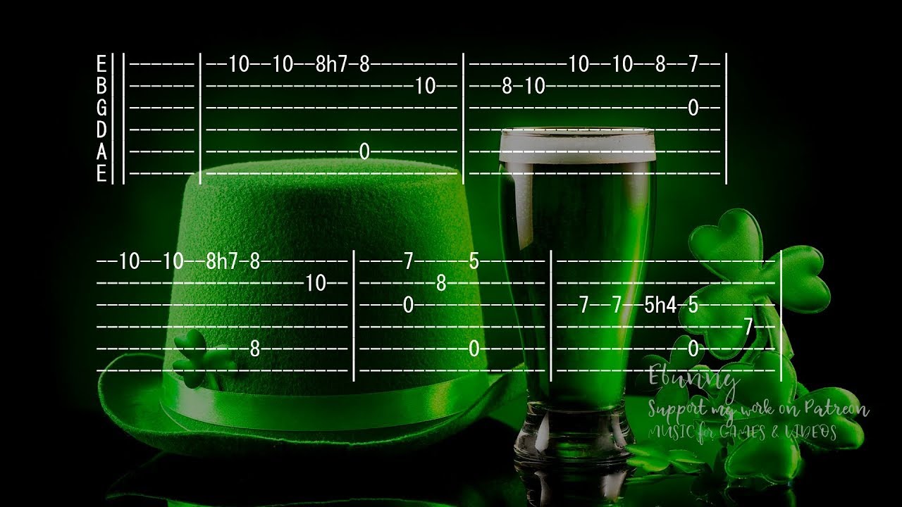 Ev Sistr (Son Ar Chistr) [Full Acoustic Guitar Tab by Ebunny] Happy St Patrick's Day!
