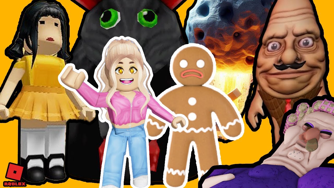 COMPILATION DE VIDEO AVEC ODETTE ET SUPERBISCUIT ! (Squid Game, The hole...)