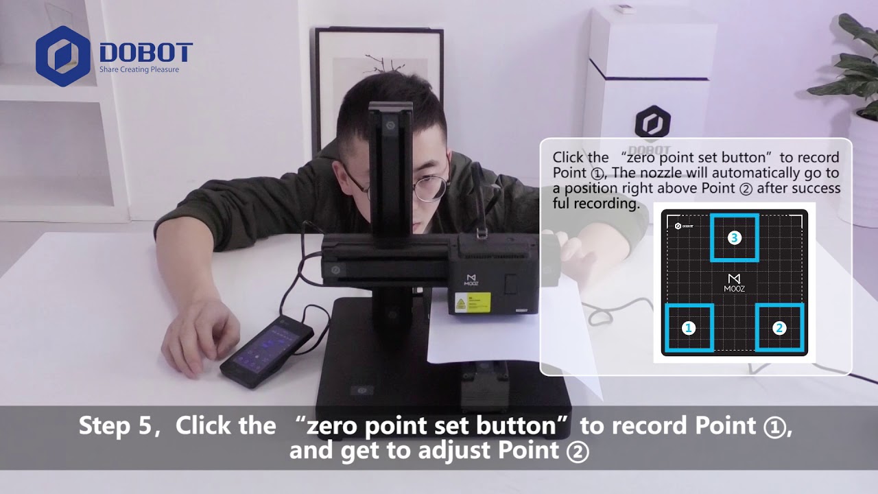 [DOBOT MOOZ Tutorial] How to Operate Three-Point Calibration