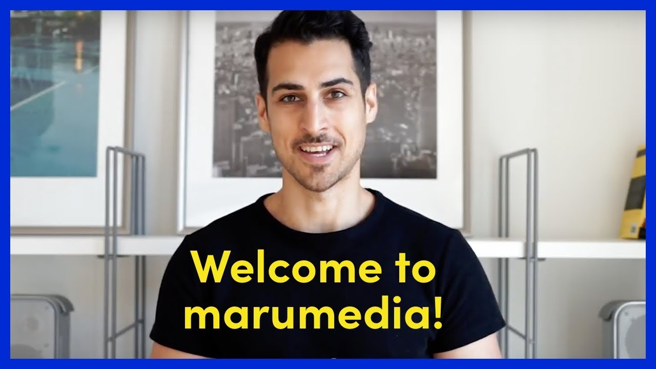 Introduction maru from marumedia. Welcome to my YouTube Channel!