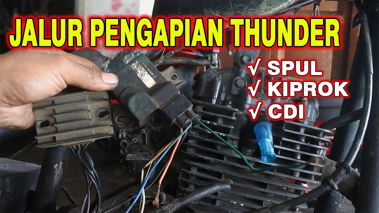 Jalur pengapian suzuki THUNDER 2006-2010 Spul,Kiprok,CDI !!