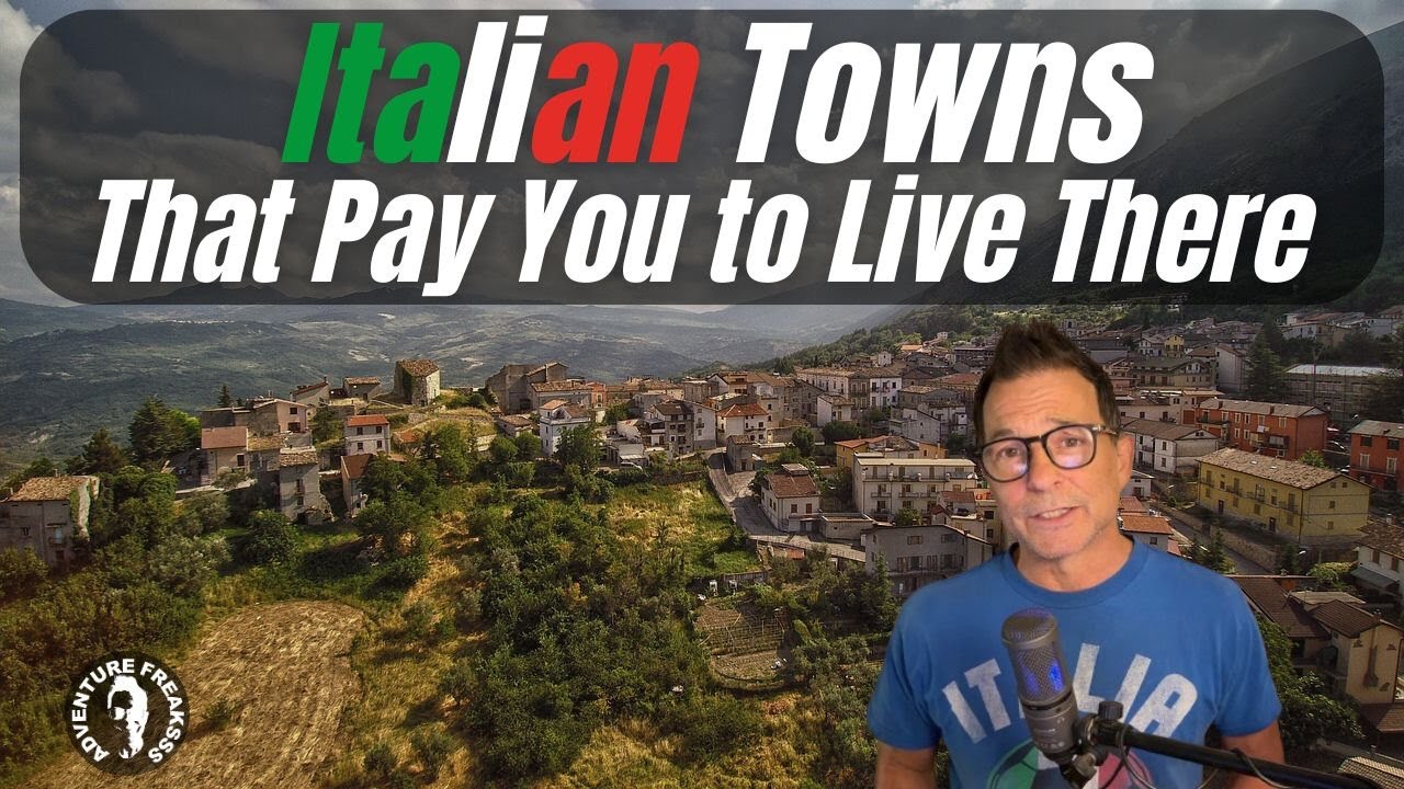 Italian towns that pay you to live there | Get paid to live in Italy | Best place to Retire in Italy