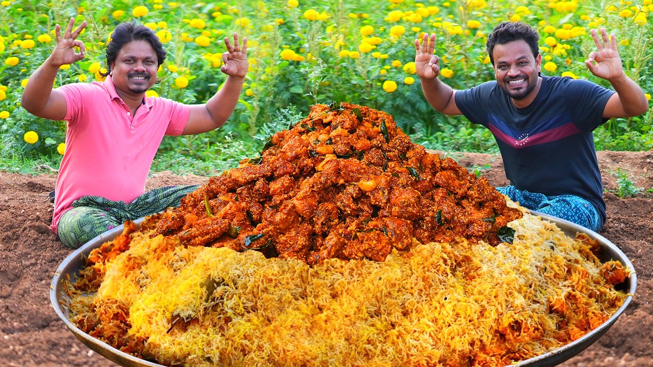 Special Boneless Chicken Biryani | Chicken 65 Biryani | Hyderabadi Chicken Biryani | Grandpa Kitchen