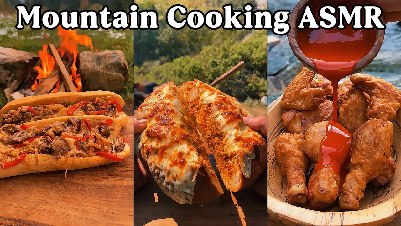 Mountain Cooking ASMR 2026 🗻 🧑‍🍳 #10 | TikTok Compilation | Outdoor Cooking