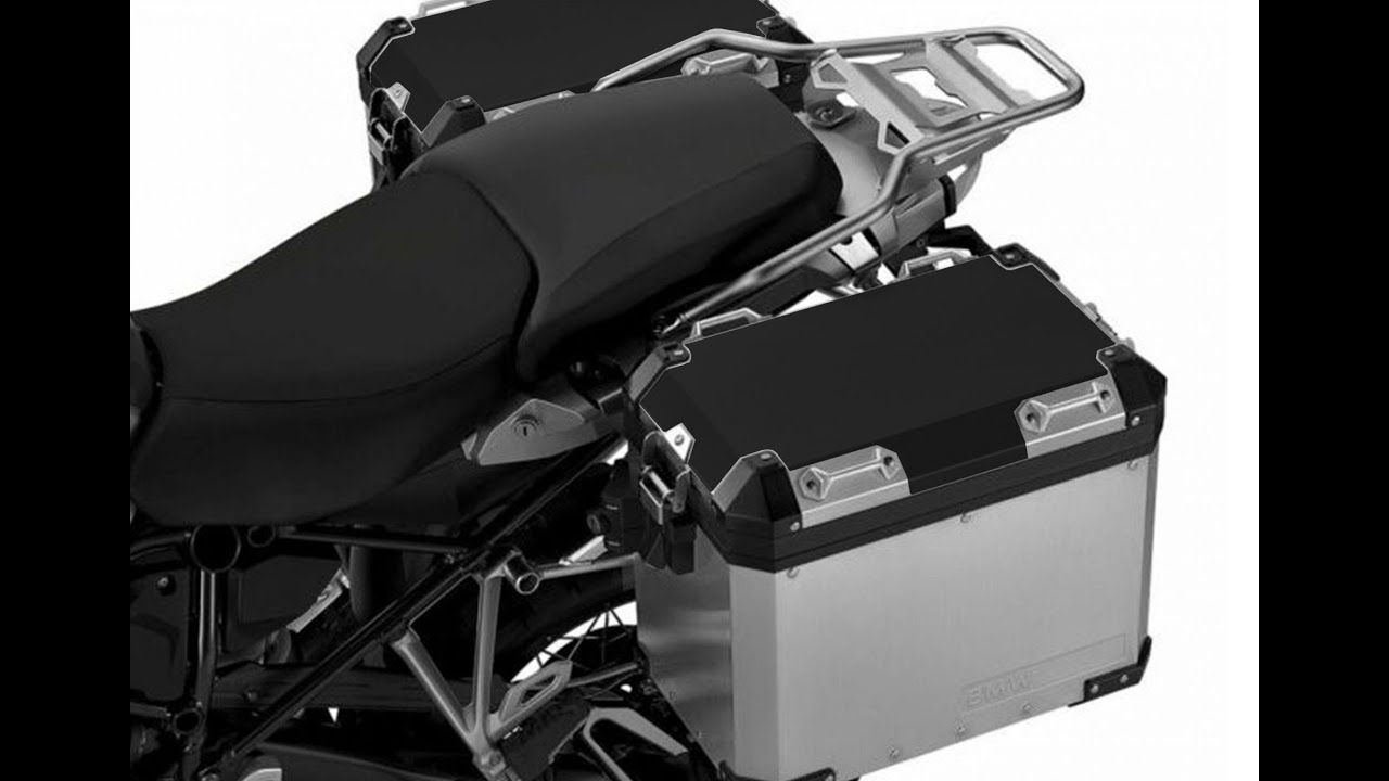 Adesivi protettivi per coperchio compatibile con valigie d'alluminio originali BMW 2014 e successivi