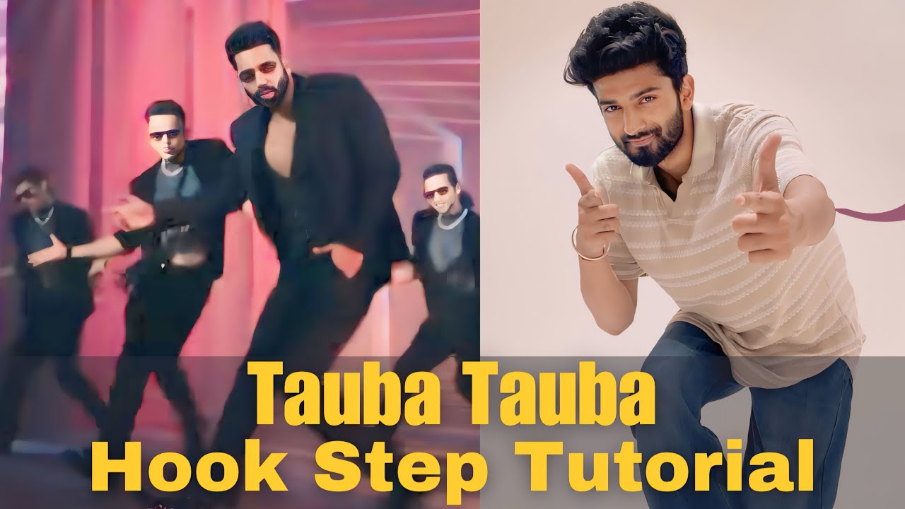 Tauba Tauba Hook Dance Steps Tutorial vicky kaushal  