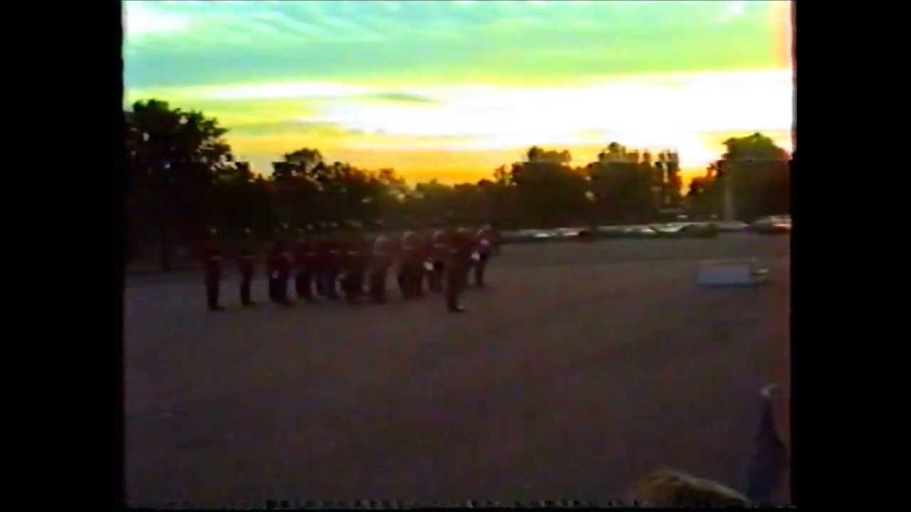 1DERR Corps Of Drums Beating n Reatreat at Whittington Barracks 92 (part 2)