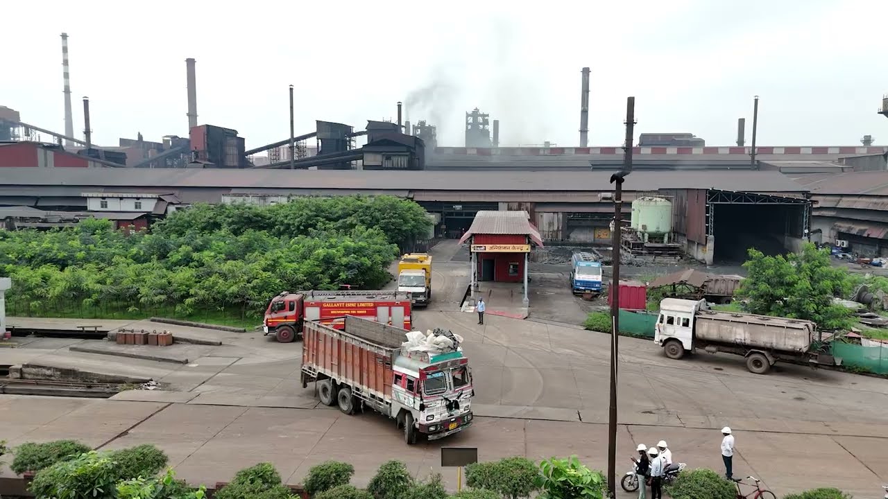  Gallant Ispat limited ll  Documentary video ll Arial view of plant #sahjanwa #gorakhpur 