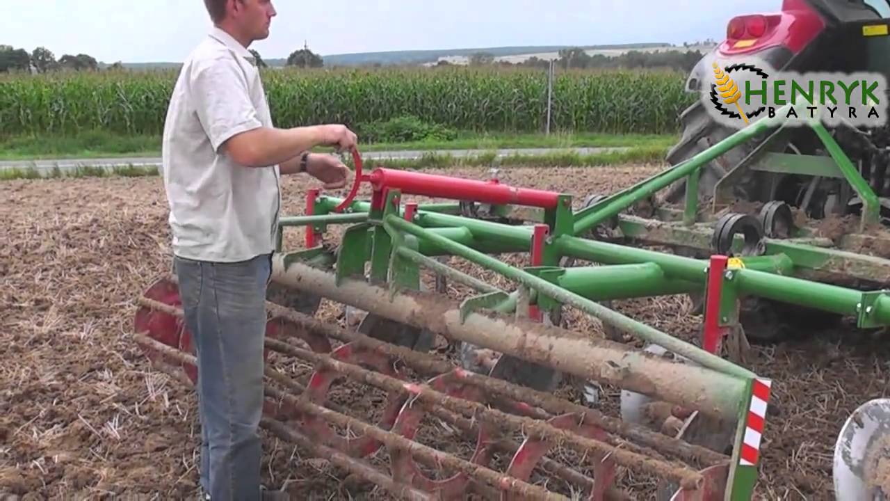 HENRYK BATYRA - Agregat podorywkowy ATOM ( ścierniskowy ), na sztycach sprężystych