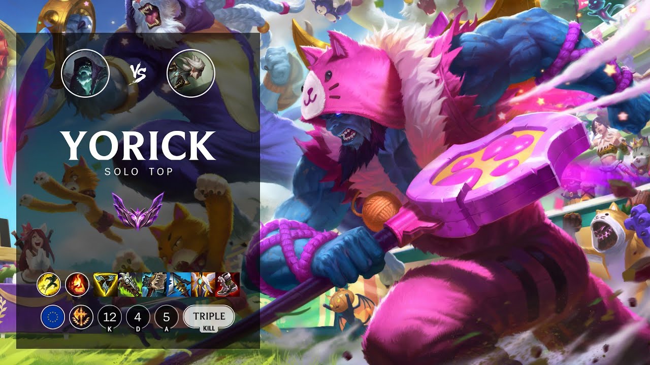Yorick Top vs Camille - EUW Master Patch 12.13