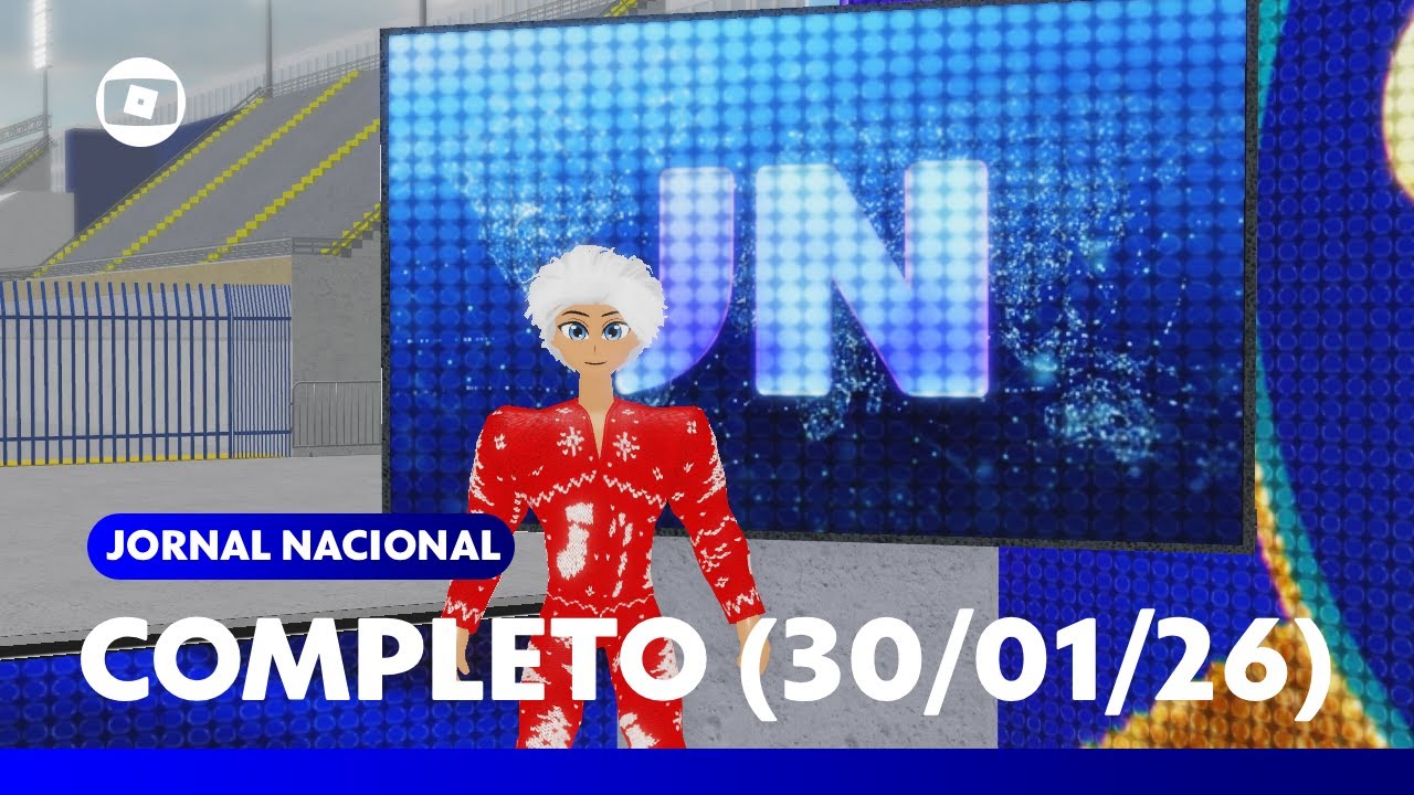 Jornal Nacional Roblox | Completo (30/01/26) Globo Roblox